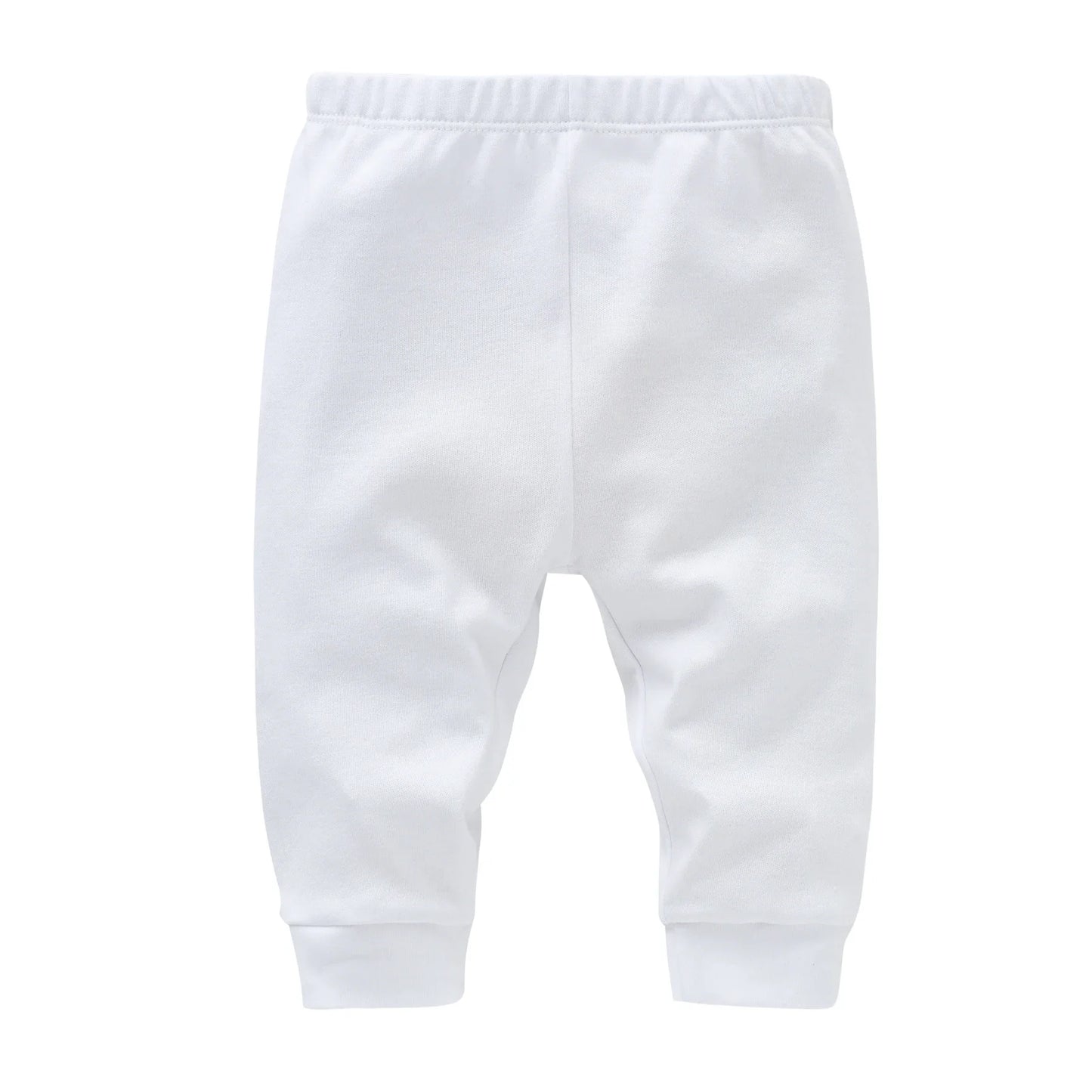 0-12M Cotton Newborn Baby 4 Pcs/lot Boy Girl Pants Solid  Long Trousers Casual Baby Leggings For Girls Boys Spring Autumn