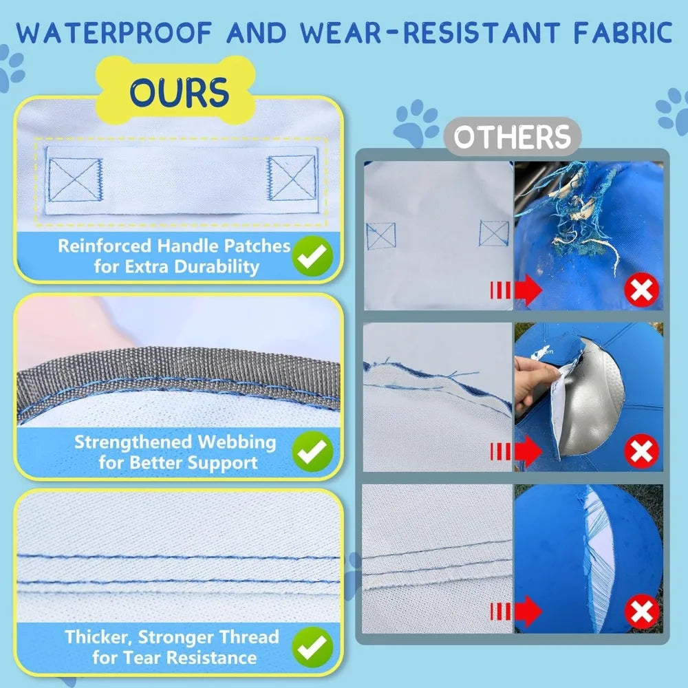 Herding Ball for Dogs - 18" Herding Ball, Dog Agility Equipment for Australian/German Shepherd Collie, Toys for Christmas/Birthd