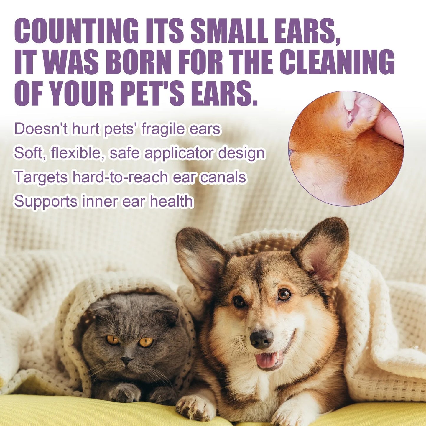 Pet Ear Wash Cats And Dogs Ear Water Cleaning Ear Mite Ear Drops Ear Drops Department Care Pet Cleaning Products