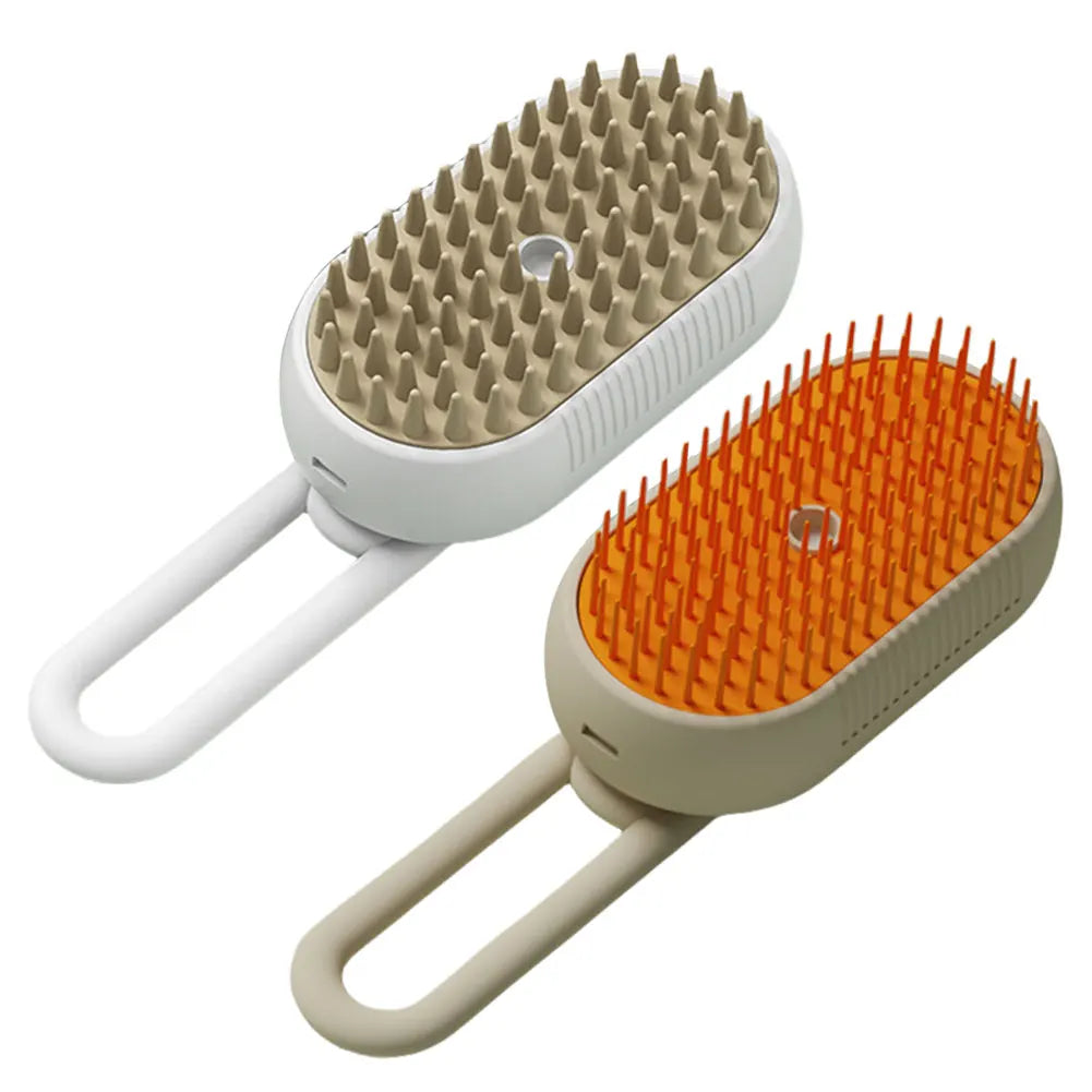 Cat Steam Brush 3 in 1 Massage Grooming Brush Dog Brush Pet Hair Cleaning Brush Comb for Cats and Dogs