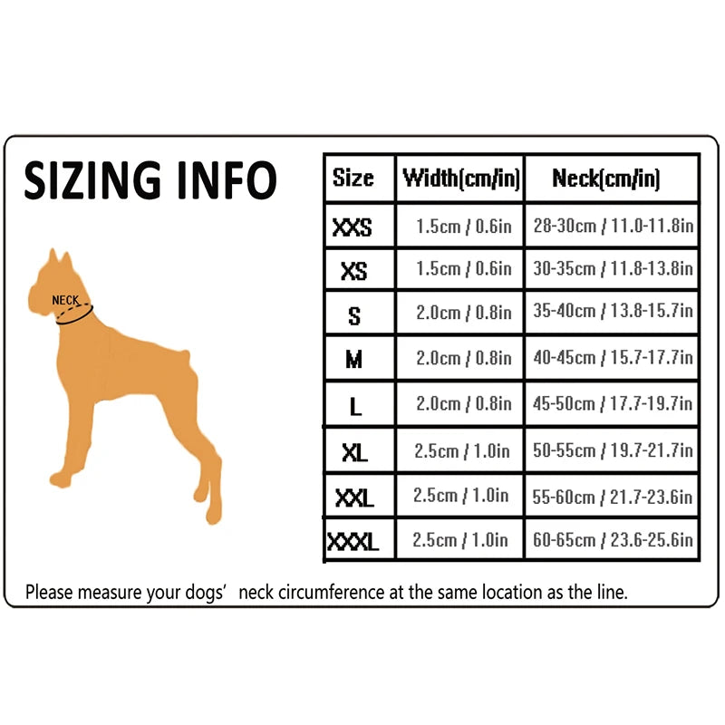 Dog Walking Collar Comfort Padded with Buckle Nylon Traveling Collar Tactical Dog Suplpies 11 Colors Size XXS-XXXL