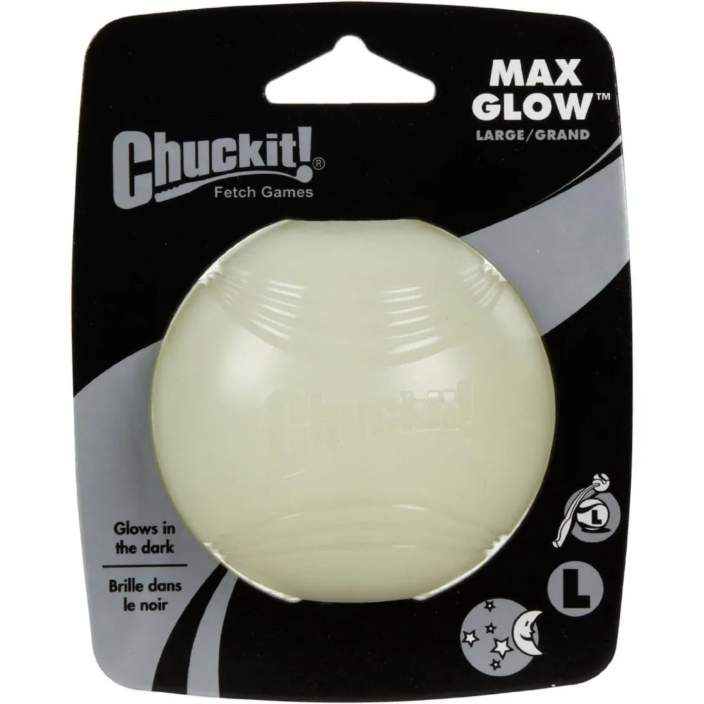 Chuckit! Max Glow Ball Dog Toy
